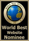 Worlds Best Web Site, Nominee.